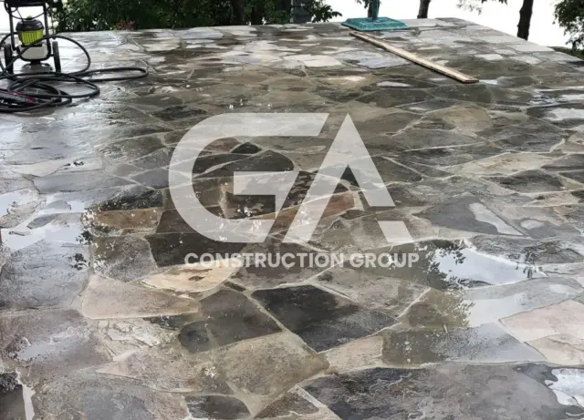 Cement and Stone Finish