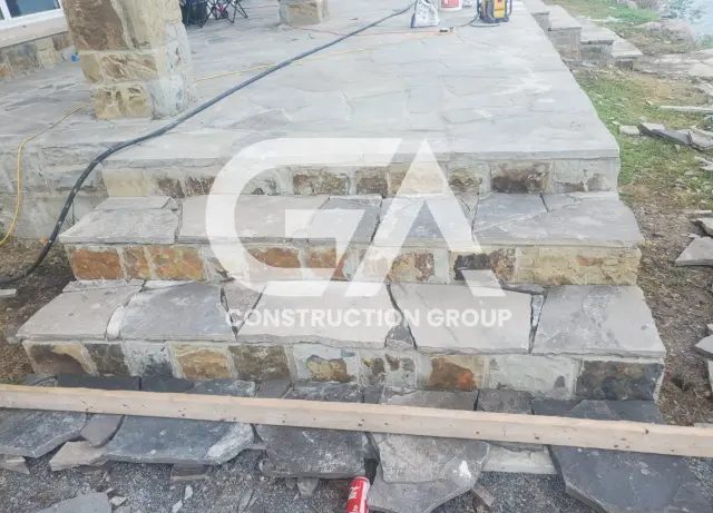 Cement and Stone Finish
